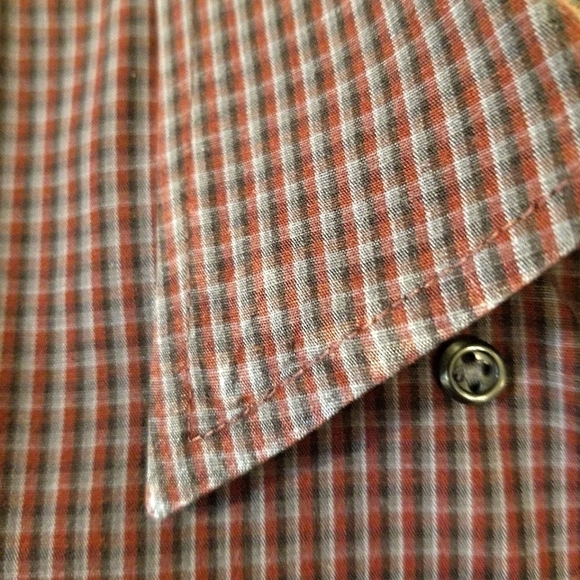 Dockers Stretch Button Down Shirt 97%  cotton - Picture 3 of 6